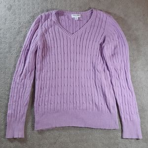 St John's Bay Purple Sweater